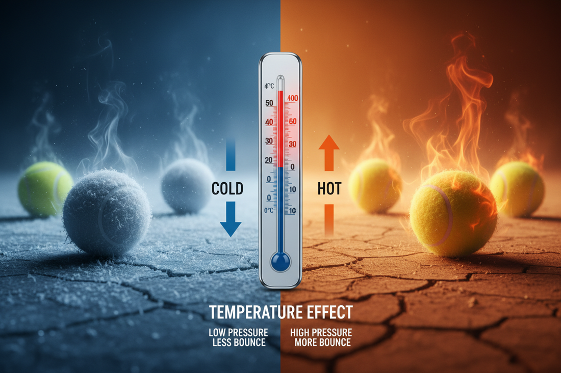 How Does Temperature Affect Ball Pressure in Padel Balls?